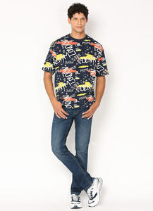 Camiseta Extra Grande con Hombros Caídos, 100% Algodón, Transpirable, Ecológica, con Estampado Personalizado para Hombre, Ropa Urbana de Alta Calidad, Logotipo Personalizado - Product Image 5