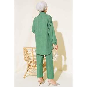 Ensemble de 2 pièces brodées coquillage vert - Product Image 3