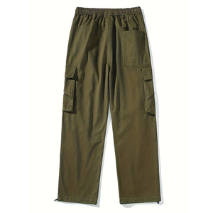 Ropa deportiva holgada media personalizada para hombre, suavizante transpirable, pantalones Cargo de punto para correr, pantalones de talla grande, Vaqueros rectos holgados de calle alta - Product Image 6