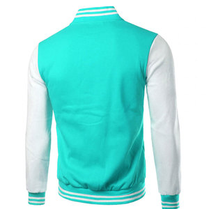 Chaqueta de Invierno Ligera para Hombre, Estilo Letterman, con Logotipo Frontal, para Uso en Exteriores, Cuello Alto, Transpirable y Resistente al Viento, Venta al Por Mayor - Product Image 2