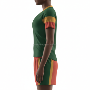 Conjunto de Uniforme de Rugby Unisex para Jóvenes y Adultos, Ligero, de Manga Corta, Diseño Personalizable con Logotipo Personalizado - Product Image 3