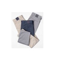 Service OEM Nouveau Style Vente en Gros Pantalon Chino de Golf pour Homme Uni Décontracté Coupe Droite Ajustée Taille Haute en Toile Écologique Respirant