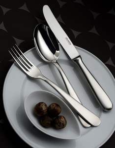 Ensemble de couverts en argent poli pour des repas élégants, couverts en acier inoxydable durables pour les maisons, les hôtels, les cafés - Product Image 4