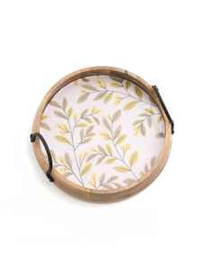 Bandeja de Servicio Hecha a Mano en India, Diseño 3D, Impresa en Madera y Resina Meena, Impermeable, para Bodas y Ocasiones Especiales - Product Image 2