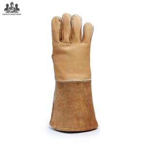 Guantes de Soldadura Deportivos Térmicos de Cuero Vintage Personalizados, Impermeables y Resistentes al Calor - Product Image 3