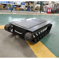 Châssis de robot sur chenilles pour tous terrains, kit de robotique personnalisable