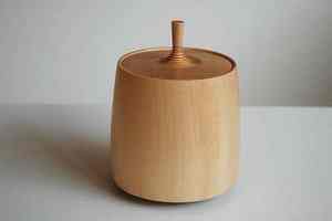 Mango Wooden Lid Kitchen Storage Essential Canister Gift Free Personalization & Wood Bottles <b>Jars</b> Home & Garden Dinnerware - Product Image 5