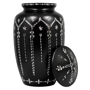Urnas para cenizas de cremación, Material de latón metálico de la mejor calidad, urnas de cremación para adultos funerarias, cenizas humanas de mesa, precio al por mayor - Product Image 2