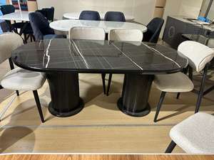 Hôte avec style en utilisant une table à manger moderne conçue pour la durabilité élégance confort premium à chaque repas meubles turcs - Product Image 6