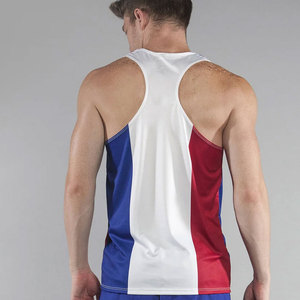 Unique Design Low MOQ Breathable <b>Singlets</b> Custom Made Knitted Wrestling <b>Singlets</b> Cotton Bamboo Fiber <b>Men</b> <b>Singlets</b> Low Price - Product Image 6