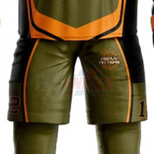 Conjunto de Jersey y Pantalones de Hockey sobre Hielo Transpirables con Logotipo Personalizado, Duraderos para Uso Intensivo, Uniformes para Equipos y Ligas, 100% Poliéster - Product Image 5