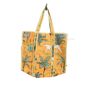 <b>Bag</b> Tote Cotton Quilted Indian for Women Stylish Printed Shoulder <b>Bag</b> for Travel Fashionable Tote <b>Bags</b> - Product Image 4