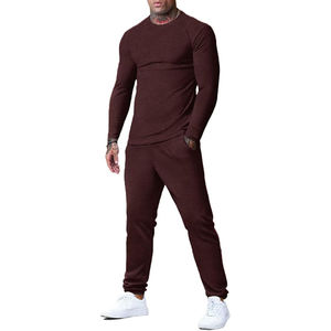 Chándales de Invierno para Hombre con Cierre, Diseño de Color Único, Lavado Ácido, 100% Poliéster, Estilo Vintage, Felpa, Talla Grande, Ecológico, Lavable - Product Image 4