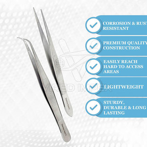 High Quality Micro Tip Tweezers Stainless Steel <b>Precision</b> <b>Tool</b> Professional Made Micro Tip Tweezers - Product Image 5