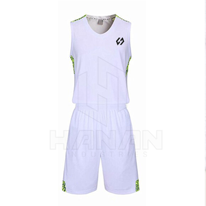 Ensemble d'uniformes de basket-ball pour adultes, design athlétique confortable et respirant en polyester avec option d'impression de numéro, ajustement OEM personnalisable - Product Image 1