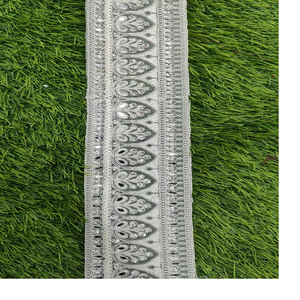 Cintas de 1,25 pulgadas de ancho bordadas a máquina hechas a medida en veinte colores de vestido de novia diseños de flores para novias y damas de honor - Product Image 4