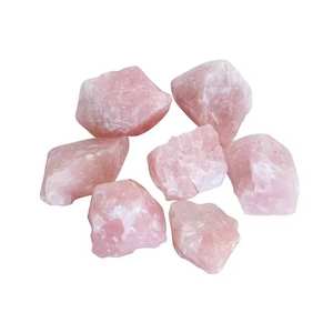 Piedras preciosas sueltas a granel de alta calidad Piedra de cuarzo rosa natural pulida a bajo precio - Product Image 5