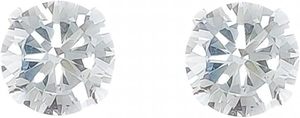 Set di 6 Paia di Orecchini a Perno in Argento Sterling 925, Zirconia Cubica Brillante Taglio Rotondo 9 mm, Gioielli Ipoallergenici Unisex, Idea Regalo - Product Image 5