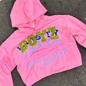 Votre propre Logo Design Hommes Imprimé Crop Hoodies pour Vêtements Décontractés Matériel de Haute Qualité Fait Pull Hommes Mode Hoodies - Product Image 6