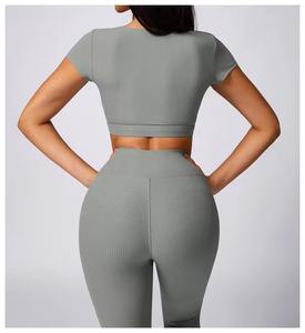 Leggings de Entrenamiento Onesie para Mujer, Ropa de Fitness y Yoga para Gimnasio en Casa, Conjunto de Yoga sin Costuras - Product Image 6