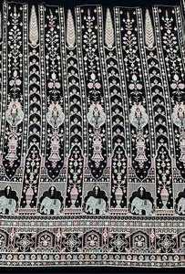 Tela de Georgette de polietileno bordada ligera para niñas/niños Kurta Koti Sherwani-Material tejido de estilo liso - Product Image 5