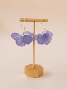 Boucles d'oreilles pendantes en résine écologique, élégantes, tendance, pour mariage, mode avant-gardiste, matériaux durables pour femmes, meilleur prix - Product Image 5