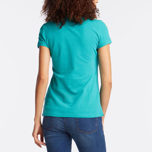 Polos para mujer, ropa deportiva, Media manga, cuello, estilo botón, nuevo estilo, polos para niñas y bebés con color personalizado - Product Image 3