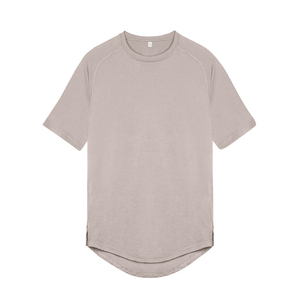 T-shirt à manches courtes en tricot formel pour homme, coupe classique, col rond, demi-manches, jogging avec motif, nouveauté été - Product Image 3