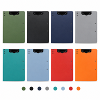 Porte-documents A4 pliable en PP avec logo personnalisé, porte-stylo, bloc-notes pour le bureau, les soins infirmiers, l'industrie, OEM ODM