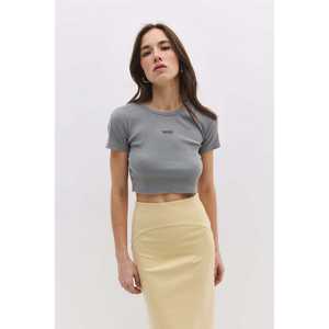 Camiseta Corta Informal Y2K para Mujer, Corte Regular, 100% Algodón, Transpirable, Disponible en XS, XXS, Talla Única para Bebé - Product Image 2