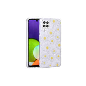 Funda de Silicona con Diseño de Corazón Brillante para Samsung Galaxy A22 4G, Carcasa Trasera Brillante con Protección de Cámara, Material TPU Suave - Product Image 2