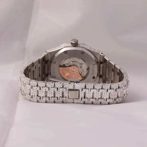 Baguette Moissanite High Quality VVS Diamond Dial <b>Watch</b> VVS Clarity Full Iced Out Luxury <b>Watch</b> <b>For</b> Men and <b>Women</b>. - Product Image 4