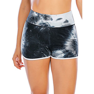 Shorts Deportivos de Mujer, Diseño Nuevo, Populares, Transpirables, Básicos, Cintura Elástica, Poliéster/Algodón, para Yoga y Ejercicio - Product Image 1