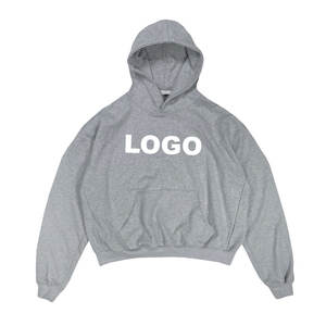 Sweats à capuche pour hommes 100% coton vierge de haute qualité, vêtements de rue surdimensionnés, sweat à capuche éponge, sweats à capuche unis personnalisés pour hommes - Product Image 2