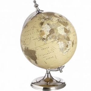 Nhôm Globe Hot Bán trang trí bản đồ thế giới Antique hoàn thiện thế giới Globe trang trí và giáo dục Ấn Độ xuất khẩu Nhà cung cấp - Product Image 3