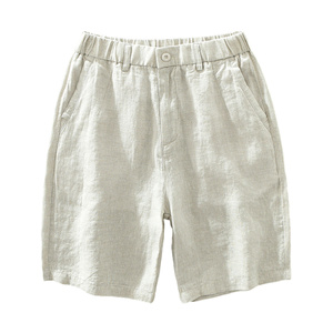 Pantalones cortos elásticos personalizados para hombre con costuras reforzadas, cordón en la cintura, estilo tropical, entrenamiento al aire libre, forma lista - Product Image 1