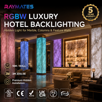 Feuille LED flexible RGBCW à rétroéclairage fiable, économe en énergie et longue durée de vie pour réception d'hôtel, grand panneau commercial rétroéclairé en onyx
