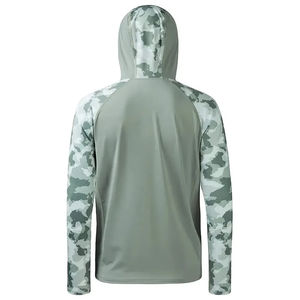 Sweat à capuche d'hiver à manches longues en polaire imperméable et respirante pour hommes Design personnalisé 100% coton - Product Image 3