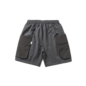 Pantalones cortos informales de cintura media, transpirables, antiarrugas, impermeables, elásticos, con cierre de cintura, tejido Cargo, pantalones cortos con logotipo personalizado para hombres - Product Image 2