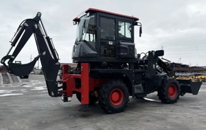 รถแบคโฮ LY2518 พร้อมบุ้งกี๋ขนาด 0.8 ลูกบาศก์เมตร น้ำหนักเครื่อง 3800 กิโลกรัม รับประกัน 1 ปี - Product Image 6