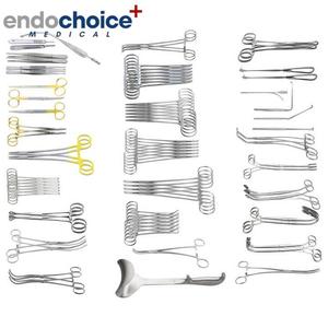 Juego de Instrumentos Quirúrgicos para Nefrectomía, Tratamiento de Enfermedades Renales, 52 Piezas, Acero Inoxidable, Manual, Certificado CE, Endochoice Medical - Product Image 2
