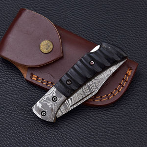 มีดทำครัวเหล็กดามัสกัสด้ามจับออกแบบได้ตามต้องการผลิตจากผู้ผลิตที่ทนทาน - Product Image 5