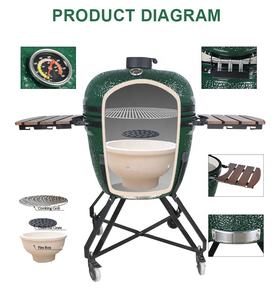 Grill SEB <span class=keywords><strong>KAMADO</strong></span> 26 pouces, grill en céramique <span class=keywords><strong>Kamado</strong></span> <span class=keywords><strong>Joe</strong></span>, Asador Cermico, grill <span class=keywords><strong>Kamado</strong></span> XXL, outils de grillade, barbecue <span class=keywords><strong>Kamado</strong></span> - Product Image 3