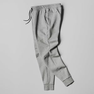 Pantalones Deportivos Ligeros para Hombre, Personalizados al por Mayor, Transpirables, Casuales, de Algodón, Varios Estilos, Color Gris - Product Image 2
