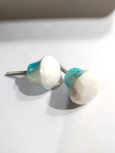 Poignées de porte et de tiroir en marbre de qualité supérieure fabriquées à la main Poignées de placard polies naturelles avec un design de luxe inspiré de l'amour - Product Image 6