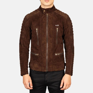 แจ็กเก็ตหนังผู้ชายแบบพอดีตัวใส่สบายแจ็กเก็ตหนังแฟชั่นสำหรับผู้ชาย - Product Image 6