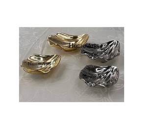 Bol à chocolat en aluminium couleur argent et or, forme personnalisée, qualité supérieure, par Home Arts - Product Image 1