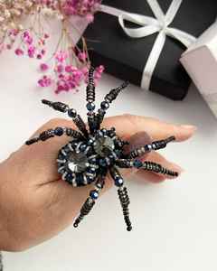 Broches perlées Broche design faite à la main. Accessoires de haute qualité. Broche design unique. Baby shower meilleur cadeau. - Product Image 6