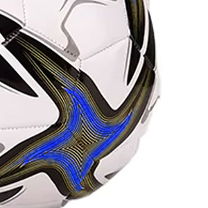 Ballon de football de taille 3 personnalisé de haute qualité, en cuir PU, cousu à la machine, ballon de sport promotionnel fabriqué au Pakistan - Product Image 3