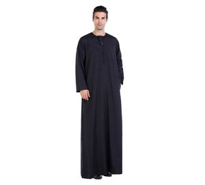 Nuevo diseño Simple musulmán Oriente Medio hombres Thobe islámico Thobe en color blanco y personalizado con bolsillos laterales hombres Thobe / Thawb - Product Image 6
